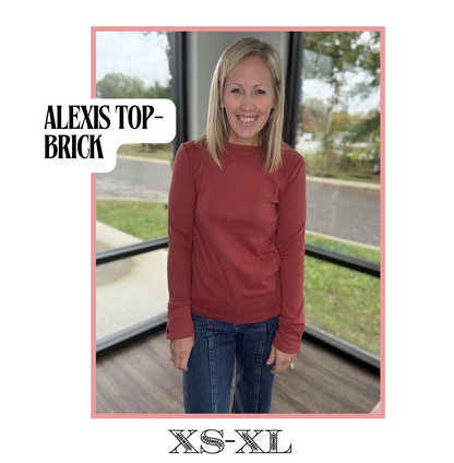 Alexis Top- Brick