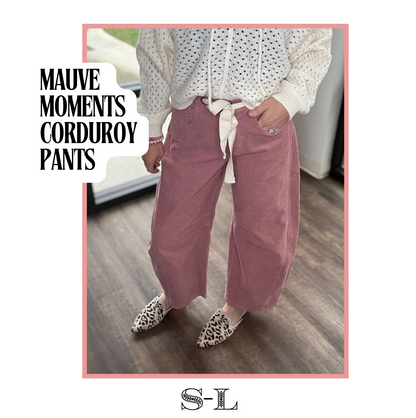 Mauve Moment Corduroys