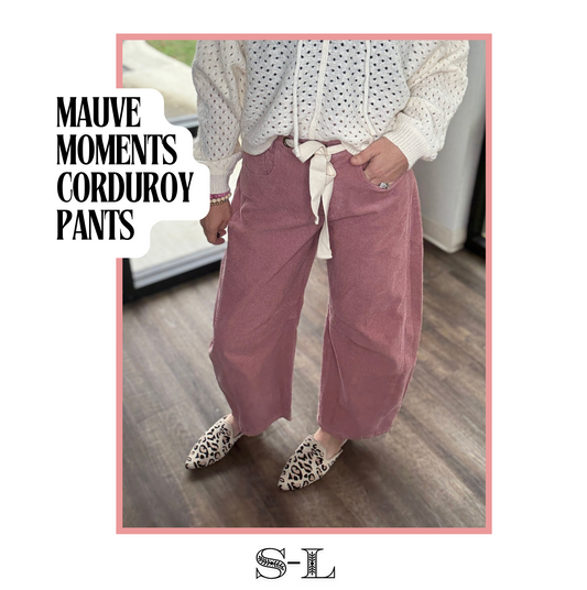 Mauve Moment Corduroys