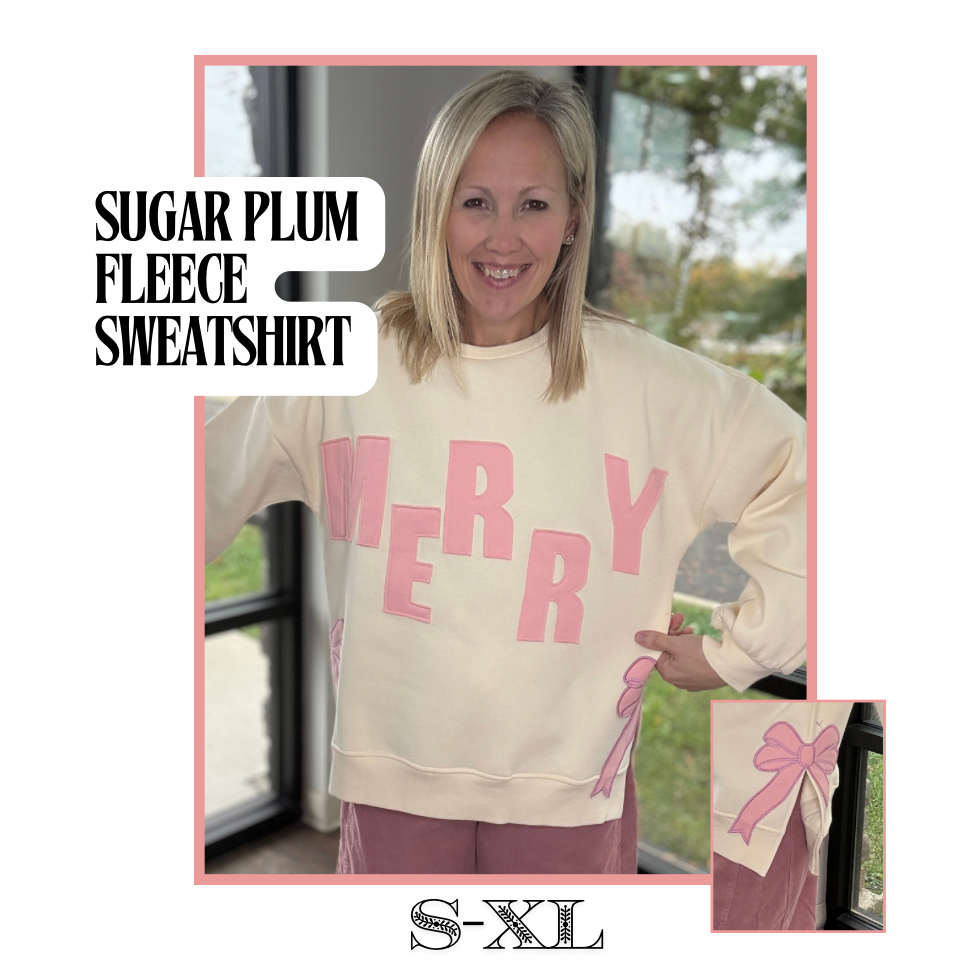 Sugar Plum Fleece Sweatshirt