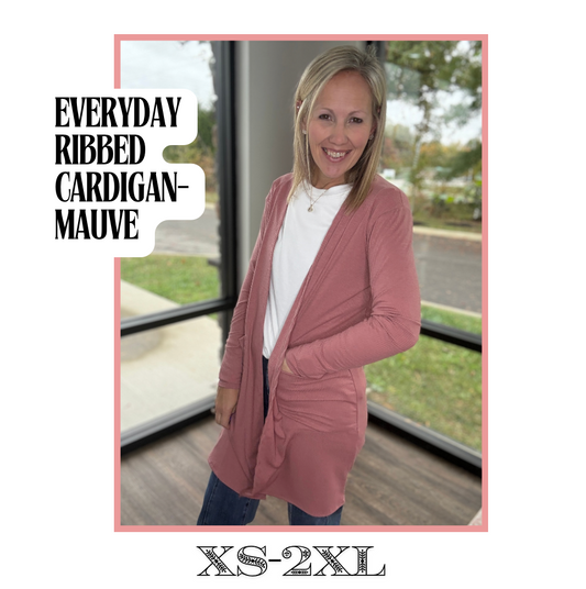 Everyday Ribbed Cardigan