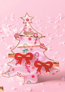 Holiday Bow Hair Clips