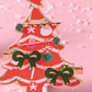 Holiday Bow Hair Clips