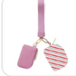 Double Wristlet- Candy Stripes