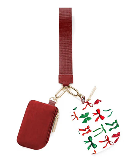 Double Wristlet- Midnight Bow