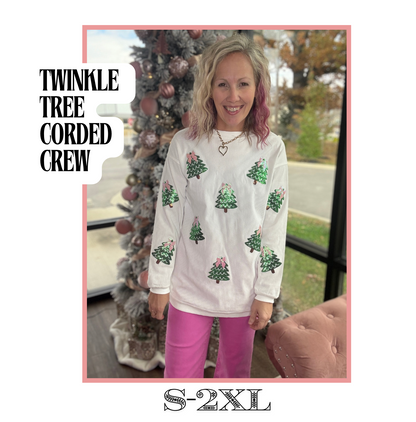 Twinkle Tree Corded Crew