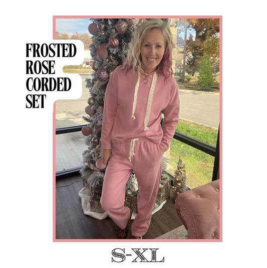 Frosted Rose Cord Set