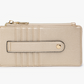 Saige Slim Card Holder: Gold