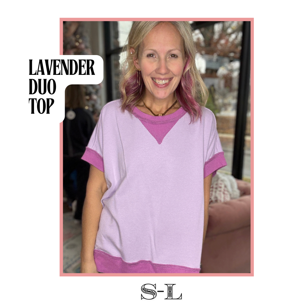 Lavender Duo Top