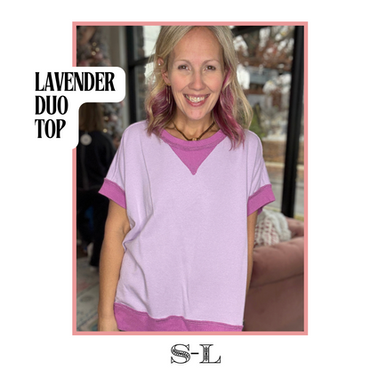 Lavender Duo Top