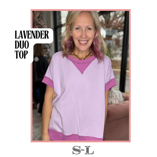 Lavender Duo Top