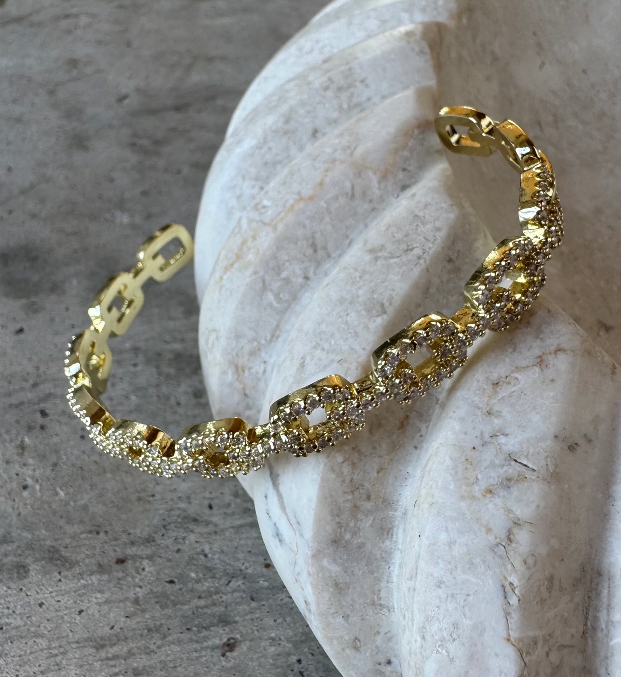 Diamond Chain Cuff