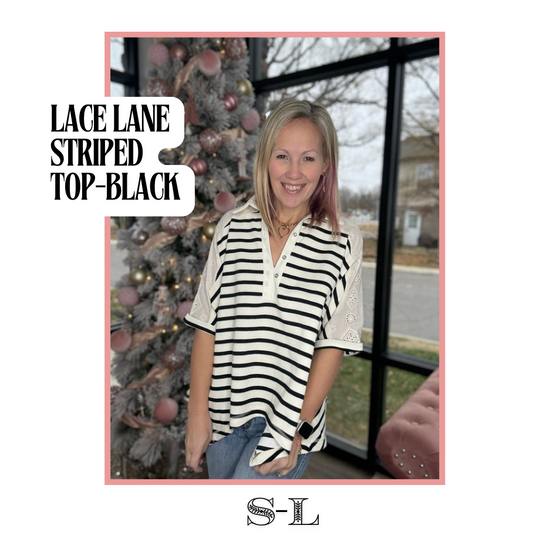Lace Lane Stripe Top