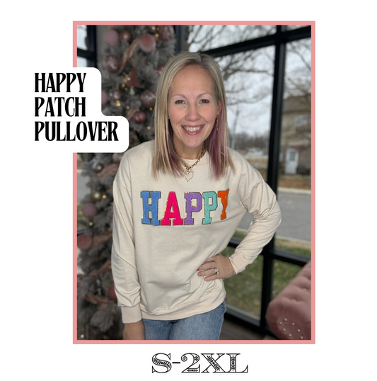 Happy Patch Pullover