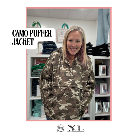 Camo Puffer Jacket