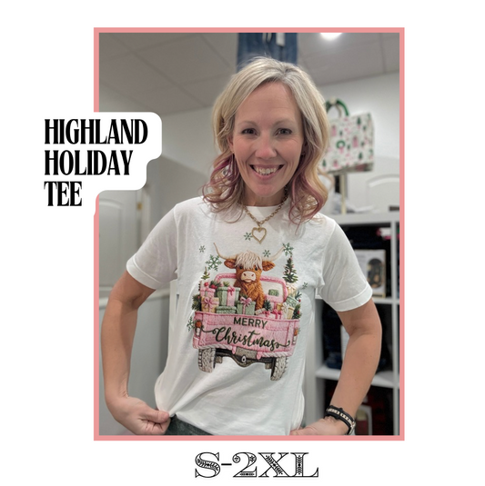 Highland Holiday Tee