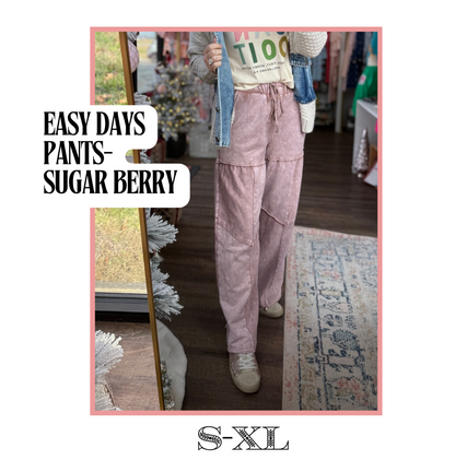 Easy Days Pants-Sugar Berry
