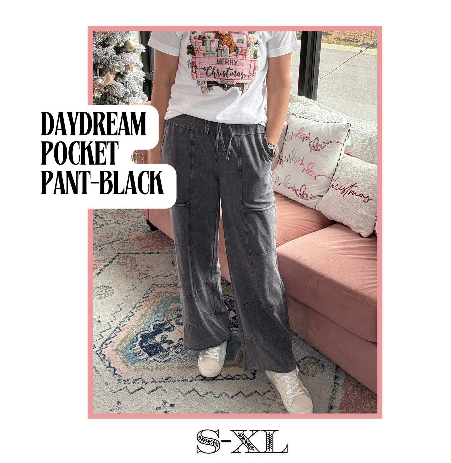 Daydream Pocket Pant- Black