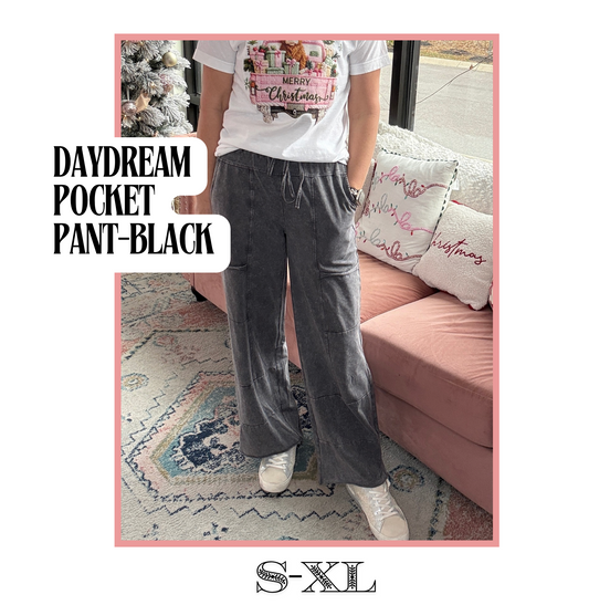Daydream Pocket Pant- Black