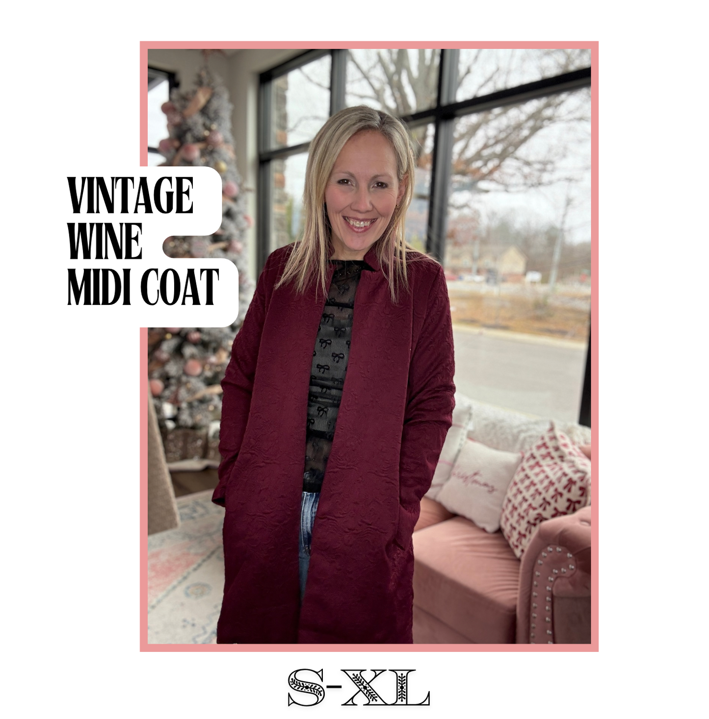 ❄️Vintage Wine Jacket