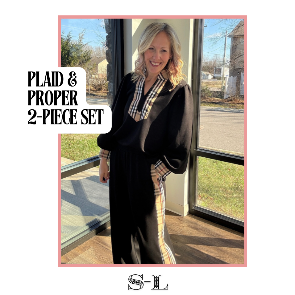 Plaid & Proper 2-Piece Set