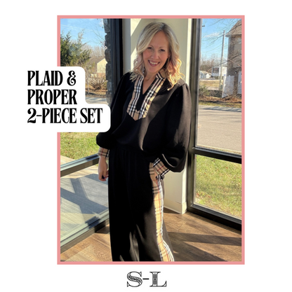 Plaid & Proper 2-Piece Set