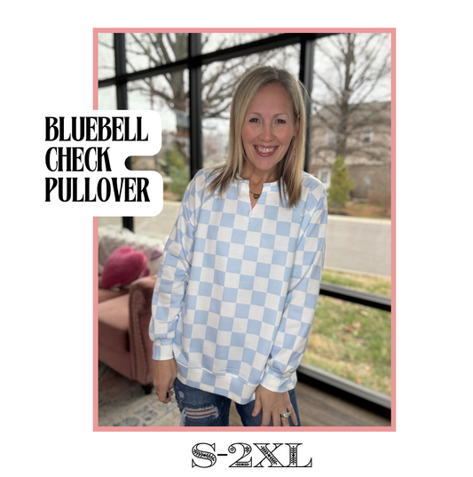 Bluebell Check Pullover
