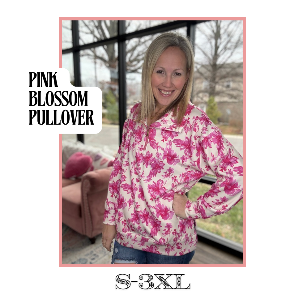 Pink Blossom Pullover