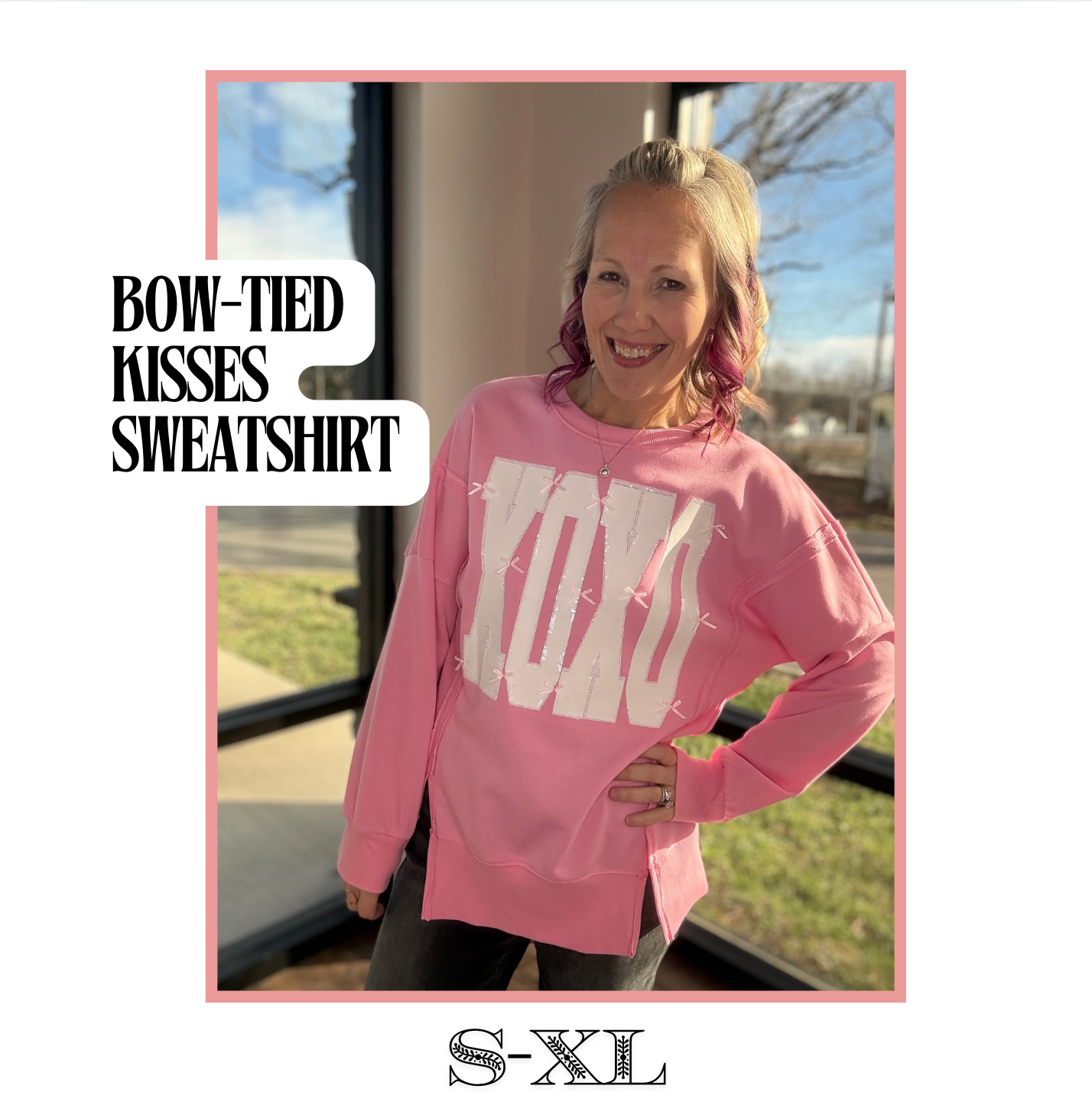 Bow-Tied Kisses Sweatshirt