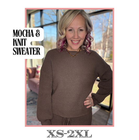 Mocha & Knit Sweater