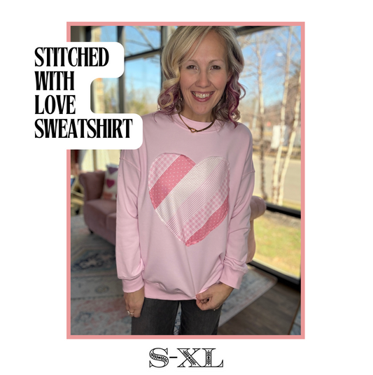 Stitched with Love Sweatshirt