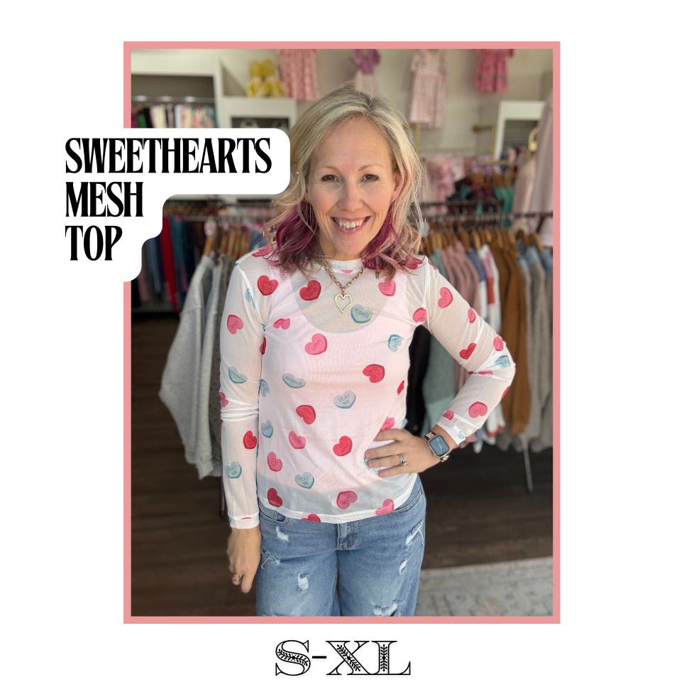 Sweethearts Mesh Layering Top