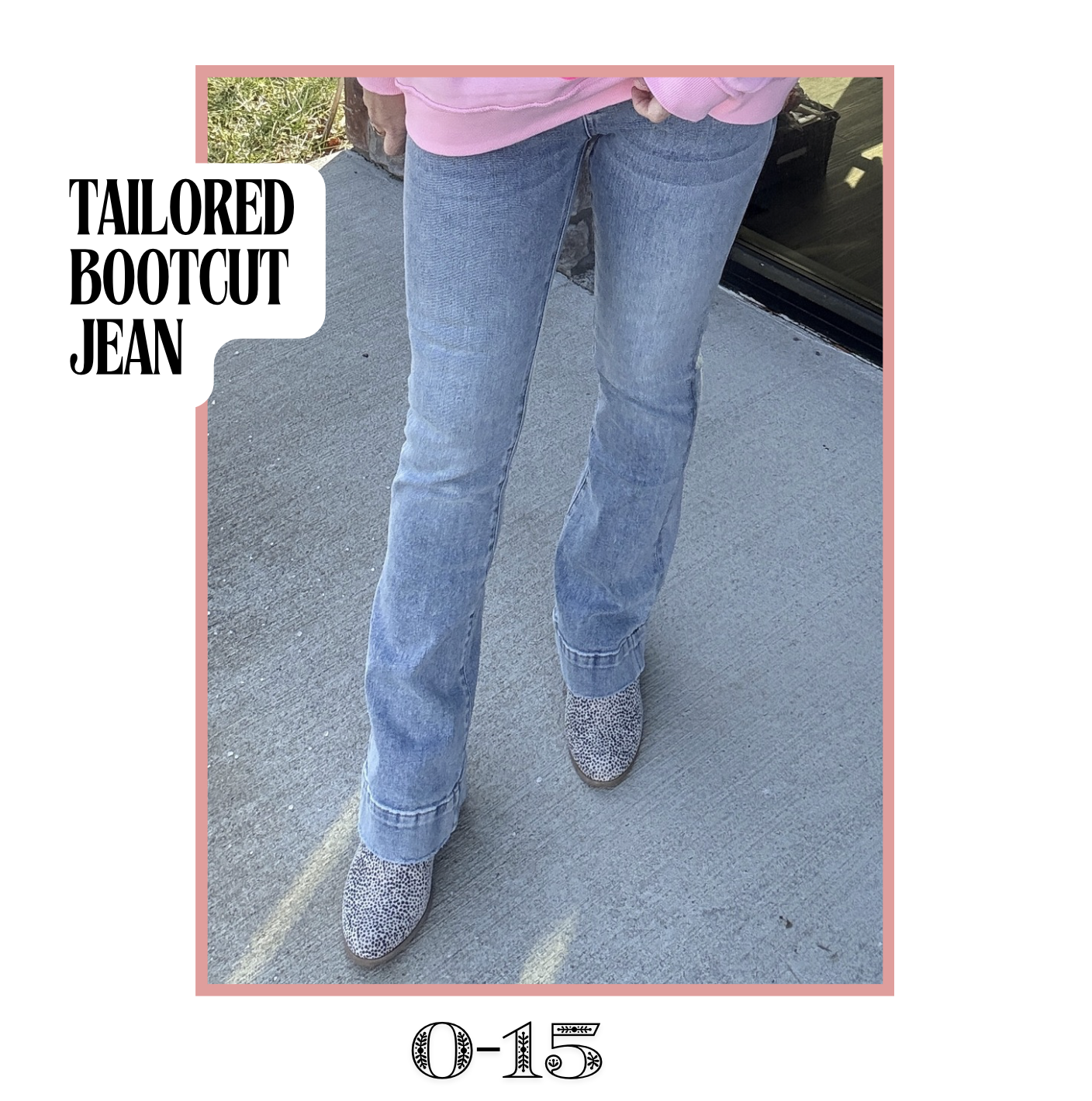Tailored Bootcut Jean