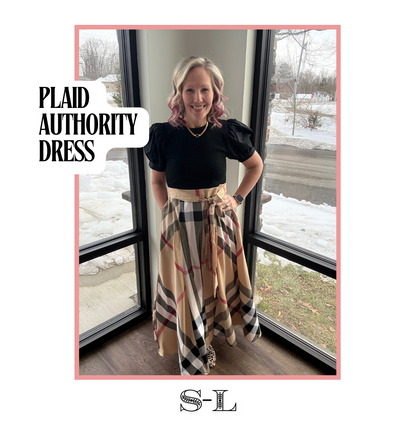 Plaid Authority Dress