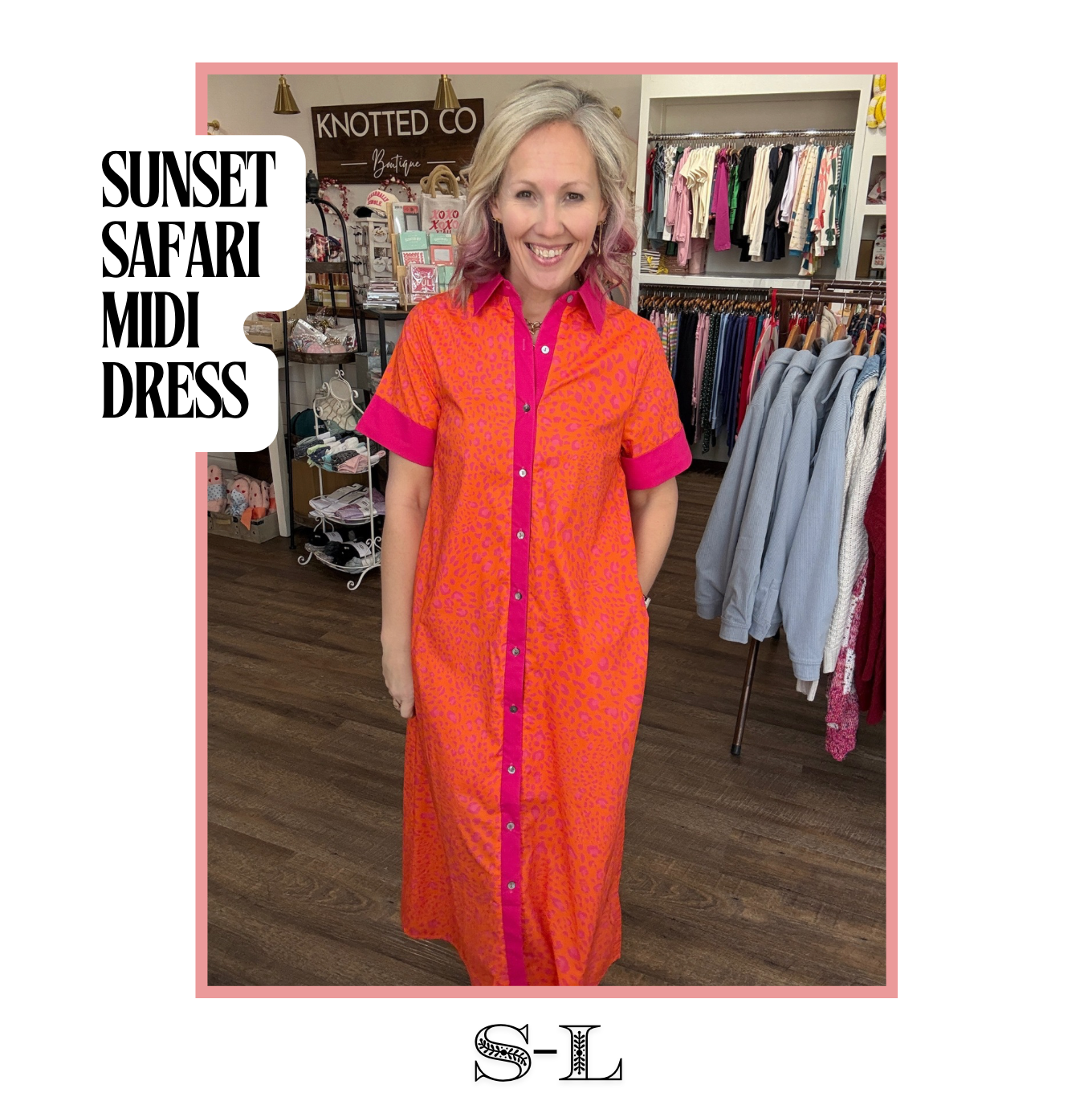 Sunset Safari Midi Dress