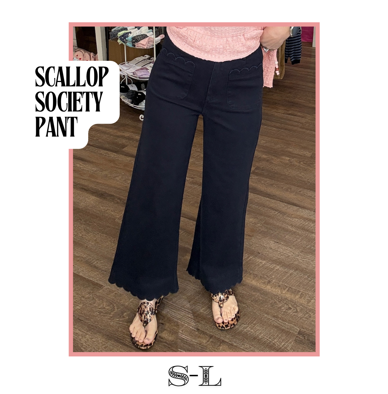 Scallop Society Pant- Navy