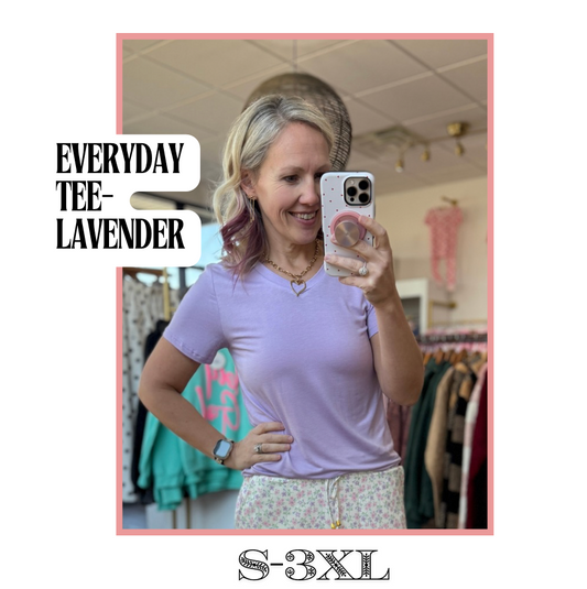 Everyday Tee- Lavender