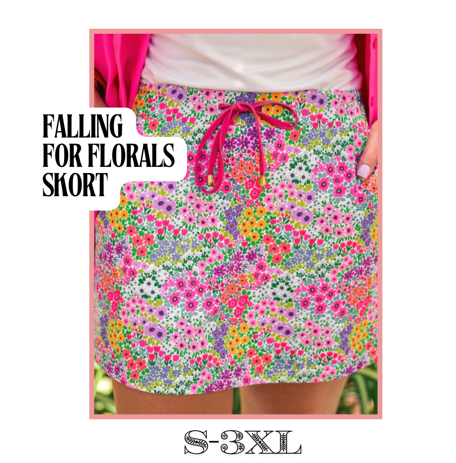 Falling for Florals Skort