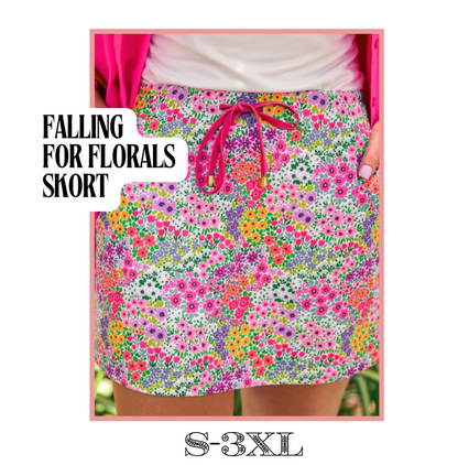 Falling for Florals Skort