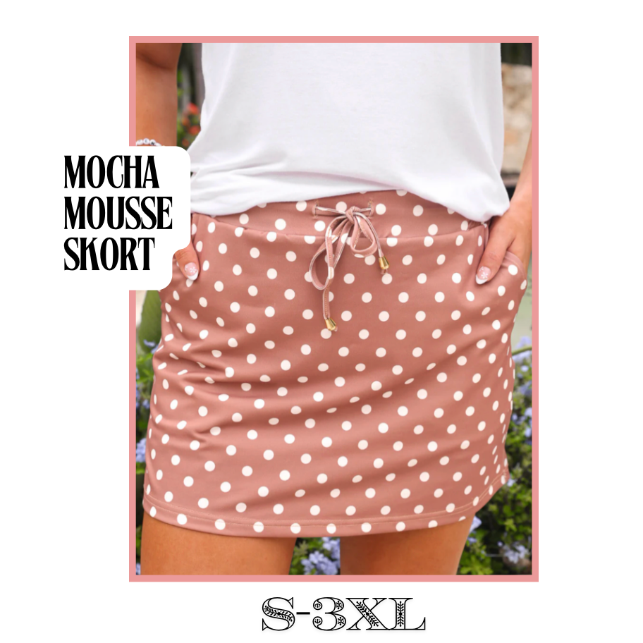 Mocha Mousse Skort