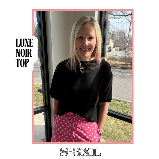 Luxe Noir Top