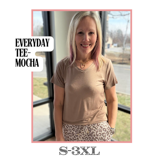 Everyday Tee- Mocha
