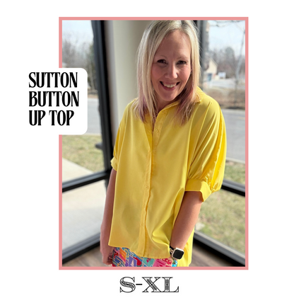 Sutton Button Up- Yellow