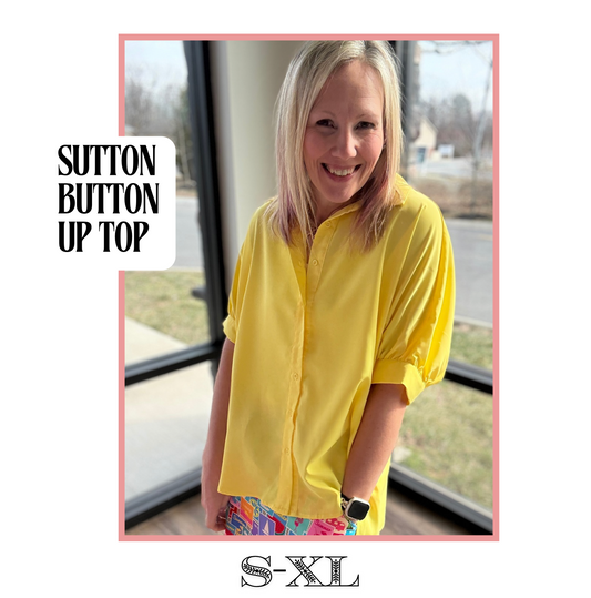 Sutton Button Up- Yellow