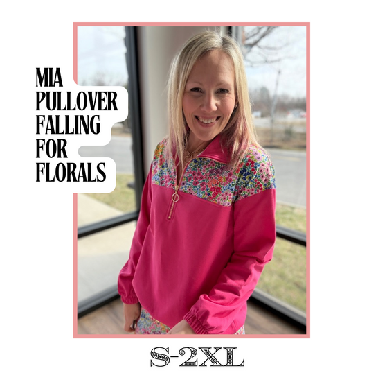 Mia Pullover- Falling For Florals