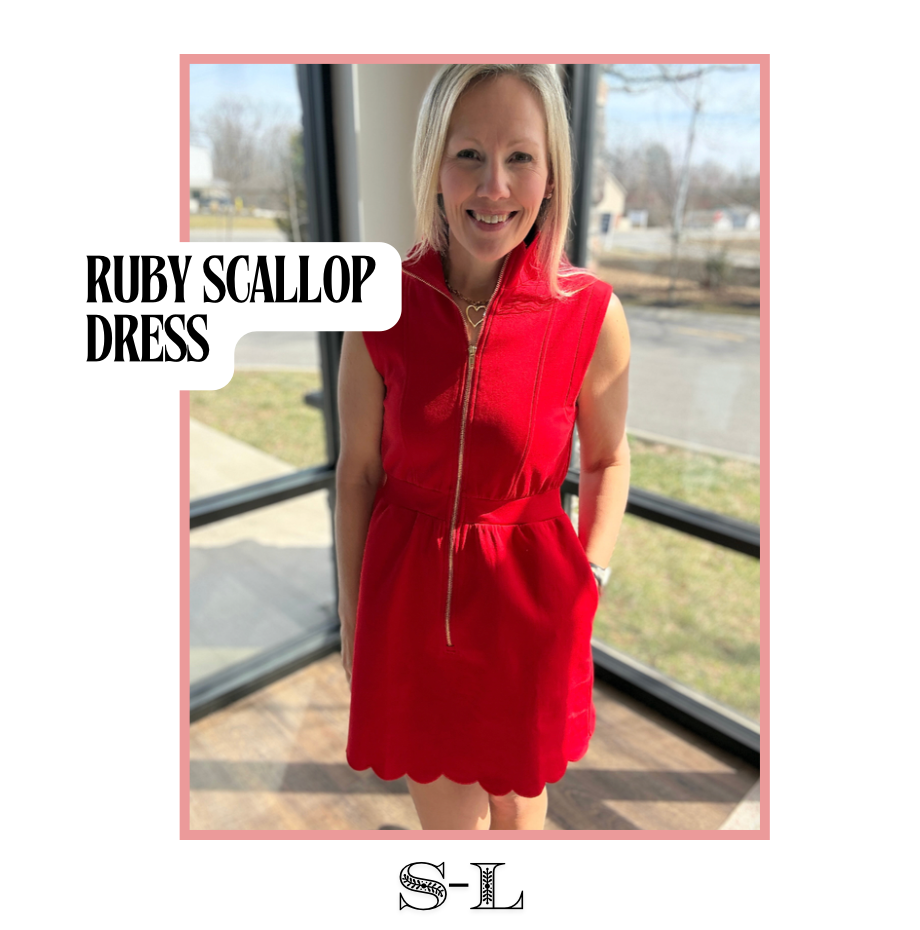 Ruby Scallop Dress
