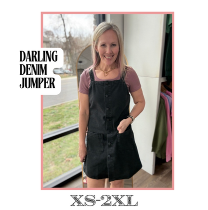 Darling Denim Jumper Dress