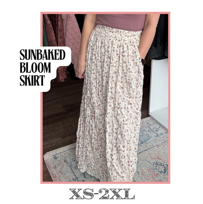 Sunbaked Bloom Skirt