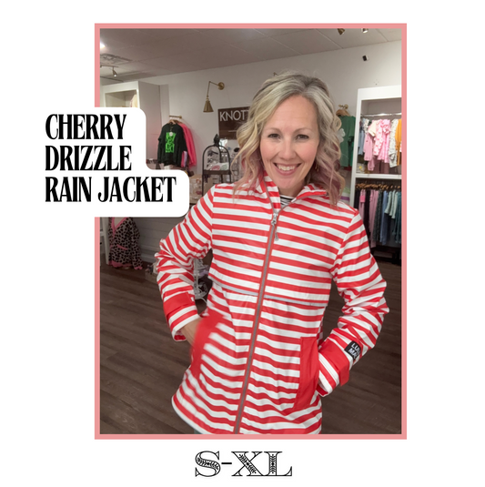 Cherry Drizzle Rain Jacket