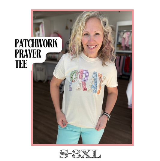 Patchwork Prayer Tee